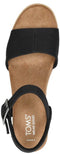 Toms Diana - Damesschoenen sandalen - Sleehak 6 cm - Zwart