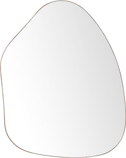 PUTEAUX - Wandspiegel - Goud - Metaal