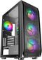 Mars Gaming MC-KX - ATX Semi-toren - Gehard glas ARGB - Zwart