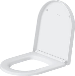 Duravit ME by Starck - WC-zitting - 43.8x37.4cm - softclose - quickrelease - zijdemat wit