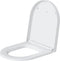 Duravit ME by Starck - WC-zitting - 43.8x37.4cm - softclose - quickrelease - zijdemat wit