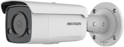 Hikvision DS-2CD2T47G2-L - Bulletcamera - 4MP EasyIP 4.0 met ColorVu - Wit