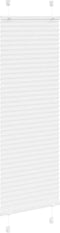 vidaXL - Plissé - rolgordijn - 40x100 - cm - stofbreedte - 39,4 - cm - polyester - wit
