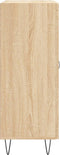 vidaXL - Dressoir - 69,5x34x90 - cm - bewerkt - hout - sonoma - eikenkleurig