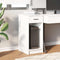 vidaXL - Computertorenstandaard - met - lade - 35x45x77 - cm - wit