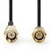 Nedis CSGP02010BK10 - SMA-antennekabel - 100cm - Zwart