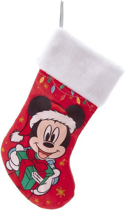 Kerstsok - 19" mickey present