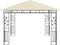 vidaXL - Prieel - met - klamboe - LED-lichtslinger - 4x3x2,73 - m - antracietkleurig