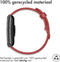 iMoshion Bandje Geschikt voor Huawei Watch Fit - iMoshion Siliconen band gekleurde gesp met installatiehulp - Rood