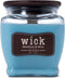 Colonial Candle – Wick Mistletoe & Mint - 425 gram | geurkaars sojablend | 60 tot 90 branduren | houten knisperlont | kerst en winter geur |
