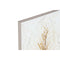 Schilderij Home ESPRIT Wit Gouden Canvas Hout MDF Blad van een plant Romantiek 30 x 2,5 x 60 cm (...