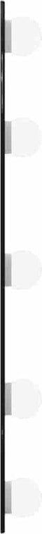 vidaXL - Wandspiegel - met - LED's - ovaal - 15x40 - cm - glas