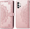 imoshion Hoesje Geschikt voor Samsung Galaxy A32 (5G) Hoesje Met Pasjeshouder - imoshion Mandala Bookcase - Rosé Goud