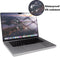 Lunso Geschikt voor MacBook Pro 14 inch (2021-2023) Beschermfolie - Full cover Screen protector