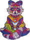UNIDRAGON Houten Puzzel Voor Volwassenen Dier - Uitstralende Wasbeer - 700 stukjes - Royal Size 48x63 cm