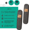 Logicom - ILOA 255T - Huistelefoon Draadloos Duo - Met Antwoordapparaat - 2 Handsets - Met Speaker - Dect-telefoon - Zwart
