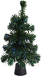 Kerstboom fiber led 45cm groen