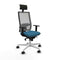 Bureaustoel met hoofdsteun Piqueras y Crespo 1D026N1 Groene benzine