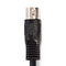 DIN-Audiokabel - DIN 5-Pins Male - 4x RCA Male - Vernikkeld - 1.00 m - Rond - PVC - Zwart - Envelop
