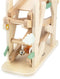 Janod Sweet Cocoon - Houten Mierenloper - 4 Rollende Mieren - Bel Bij Finish - Educatief Speelgoed