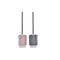 Toiletborstel DKD Home Decor Grijs Roze Zilverkleurig Licht Roze Metaal Aluminium Dolomite Stads...