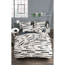 Beddengoedset - 1 dekbedovertrek 220 x 240 cm + 2 kussenslopen 60 x 60 cm - 65% katoen 35% polyester - Wit
