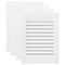vidaXL - Kastdeuren - louvredesign - 4 - st - 39,5x29,5 - cm - wit