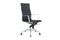 Feel Furniture - Luxe Executive bureaustoel van 100% rundleer - Hoge rugleuning - Zwart
