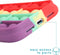 iMoshion Hoesje Geschikt voor iPhone 11 Hoesje Siliconen - iMoshion Pop It Fidget Toy - Pop It hoesje - Rainbow