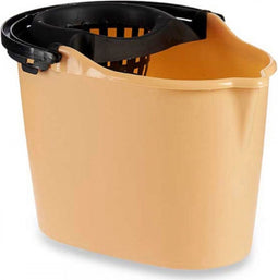 Cleaning bucket Black Beige polypropylene 15 L