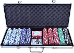 Buffalo 3584 - Pokerset aluminium koffer - 500 chips (set van 10)