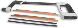 GS Quality Products - 4-in-1 Beugelzaag - Houtzaag IJzerzaag Metaalzaag Kunststofzaag - Grijs Zwart (2 stuks)