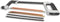 GS Quality Products - 4-in-1 Beugelzaag - Houtzaag IJzerzaag Metaalzaag Kunststofzaag - Grijs Zwart (2 stuks)