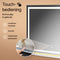 Mirlux Hollywood Spiegel 80x60CM - LED Verlichting - 2 Bluetooth Speakers - Wit