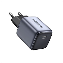Ugreen Nexode 20W GaN oplader - Snellader met USB-C - Grijs