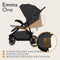 Emma One Kinderwagen - Lichtgewicht - Wendbaar - Compact - Eenhandig Inklapbaar - Rugleuning tot Ligpositie - Waterdicht Zonwerend Kap