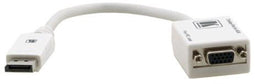 DisplayPort to VGA adapter Kramer Electronics 99-9692030 White 30 cm