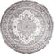 House Nordic Vloerkleed Havana Ø200cm Zwart/Wit