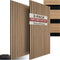 tectake® Akoestische Panelen - Set van 2 - Geluidsisolatie - 60 x 120 cm - Eiken (2 stuks)