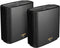 ASUS ZenWiFi AX (XT9) - Mesh-systeem - AX7800 tri-band WiFi 6 - Zwart (2 stuks)