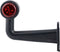 LED Breedtelamp haaks rood/wit 12-24V links - TRAILERGEAR
