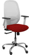 Bureaustoel P&C 354CRRP Wit Kastanjebruin