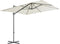 vidaXL - Parasol - met - draagbare - voet - groen
