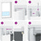 vidaXL - Rolgordijn - verduisterend - 160x130 - cm - stofbreedte - 156,6 - cm - zwart