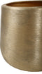 PTMD Keaton Bloempot - H17 x Ø20 cm - Aluminium - Goud