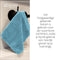 The One Towelling - Washandje - 16 x 21 cm - 100% Katoen - Petrol