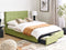 ROCHELLE - Bed opbergruimte - Groen - 140 x 200 cm - Polyester