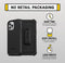 Otterbox Defender Series - Soft case - Schokbestendig en stofafstotend - Zwart (iPhone 12/12 Pro)