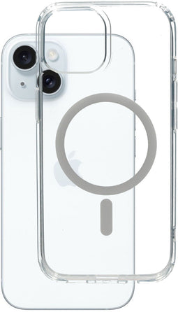 Mobiparts iPhone 15 - Hardcover - MagSafe Compatible met Corner Protection - Transparant