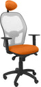 Bureaustoel met hoofdsteun Jorquera P&C ALI308C Oranje
